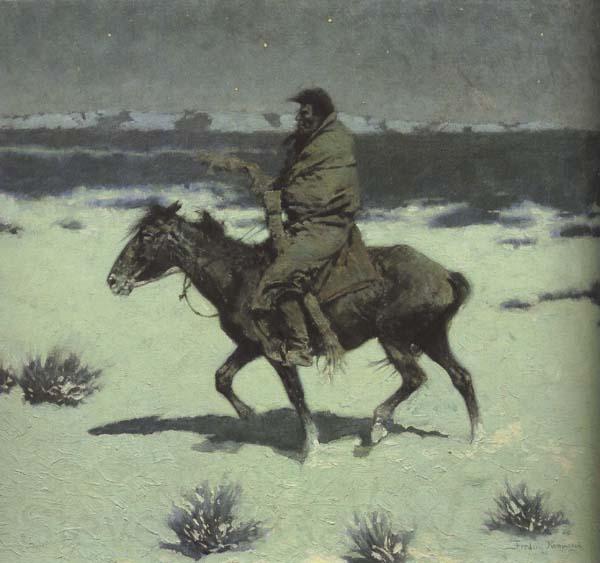 Frederic Remington The Luckless Hunter (mk43) Germany oil painting art